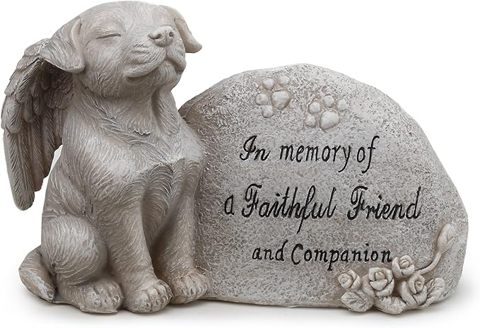 Napco Small Dog Memorial Stone by Napco Garden