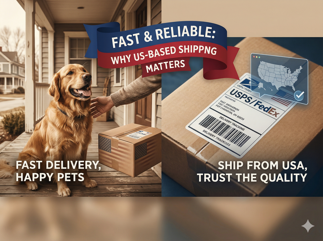 Fast & Reliable: Why Choosing US-Based Shipping is a Game Changer for Pet Parents