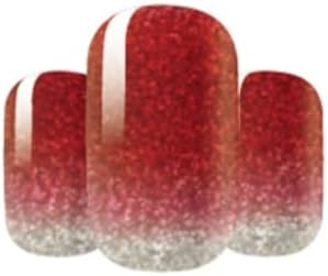 Pet Nail Wraps (Red Glitter)