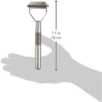 Oster Professional Pet Grooming Undercoat Rake, 18-Tooth, Medium/Fine (078928-320-000)