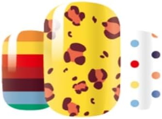 Pet Nail Wraps (Polka Dots Lines)