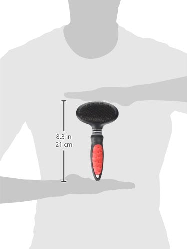 Mikki Dog, Cat, Puppy, Kitten Grooming Soft Pin Slicker Brush -For Knot, Tangles -Med-Lrg Pet-Large