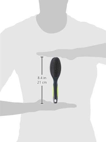 Kruuse Buster Pin Brush – Small Size – Gentle Detangling & Shedding Control Brush for Dogs & Cats – Soft Stainless Steel Pins, Ergonomic Handle, Comfortable Grooming for All Coat Types