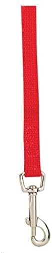 Guardian Gear Cotton Web Dog Training Lead 20'x5/8", Red
