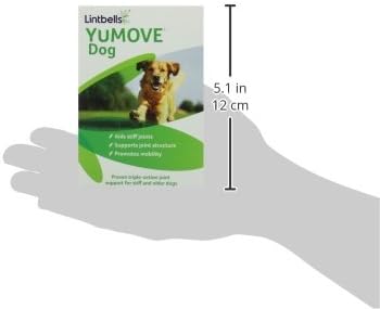 YuMOVE Hip & Joint Supplement for Dogs with Glucosamine, Hyaluronic Acid, Green Lipped Mussel & Omega 3 Joint Supplement - Regular or Advanced Strength (120 Count, Chewable Tablets)