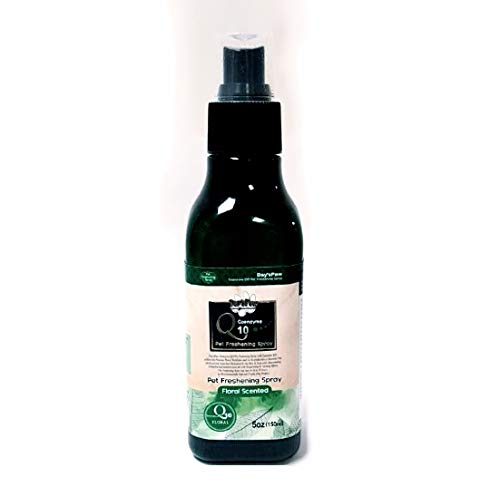 Alpha Dog Series Natural Pet Refreshening Spray w/ CoQ10 Enzyme, For Dog Perfume, Dog Cologne, Pet Odor Eliminator (Floral Scent)