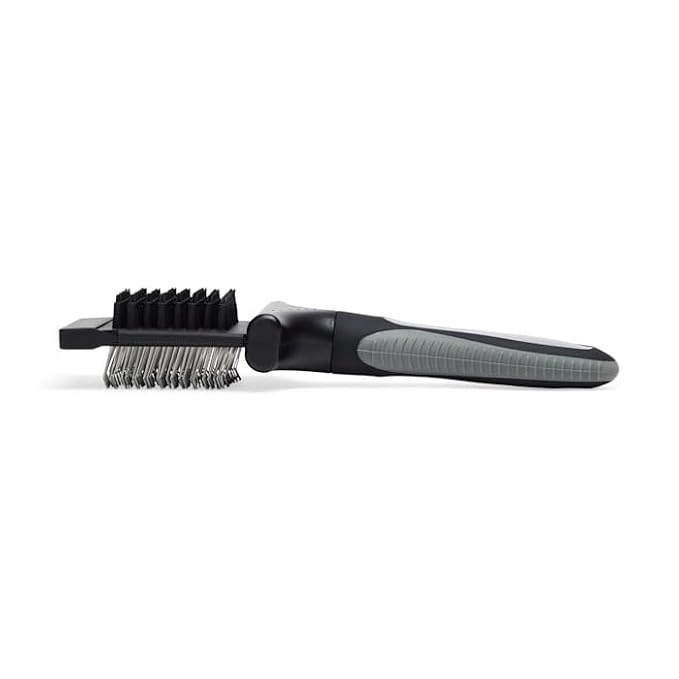 Well & Good by Petco Black 2-Sided Slicker Dog Brush Medium