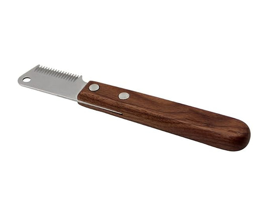 Professional Dog Stripping Knife Grooming Tool, Sharp Tooth, for Terriers, Right-Handed Left-Handed hand stripping tools dog grooming comb knife Pet Hair Remover Brush