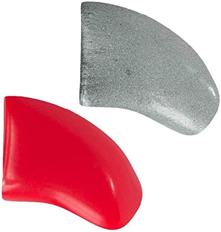 Ornament Combo Soft Nail Caps Dogs Claws 40pk (20 Red - 20 Steel Grey) XXL Size