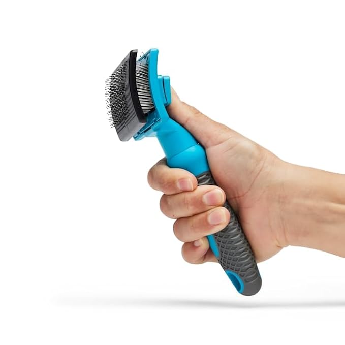 Well & Good by Petco ProStyle Dog Self-Cleaning Slicker Brush 7" L X 3.5" W Small