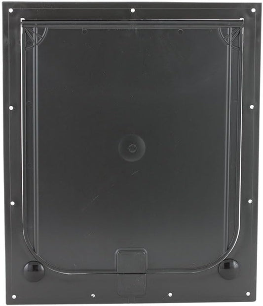 Magnador Two-Way Pet Doors, Durable High-Impact Polystyrene with Secure Magnetic Closure, Indoor Outdoor Dog Access, Easy Installation for Homes Garages Kennels Dog Houses, Mag I Standard Bronze