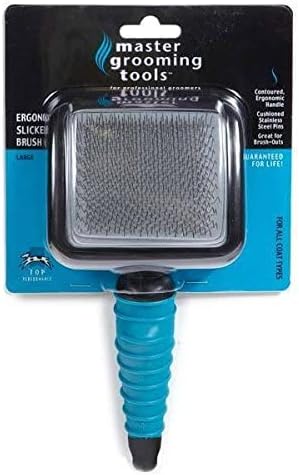 Professional Ergonomic Slicker Brushes for Dogs Dog Grooming Brush Choose Size(Brush - Medium)