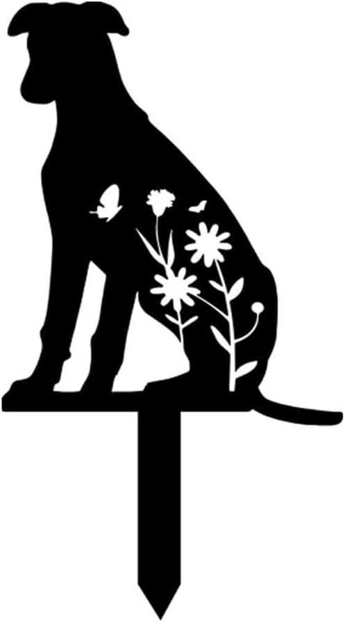 Custom Metal Pet Grave Markers Dog Memorial Plaque, Waterproof Dog Grave Markers Outdoor for Memorial Yard, Sympathy Gift for Pet Loss, Personalized Grave Markers for Dogs