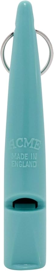 ACME 211.5 Professional Dog Training Whistle with Lanyard. BPA-Free Plastic. 90 dBA. Standardized 5400Hz Frequency for Larger Breeds. Weatherproof. Made in The UK (Turquoise)