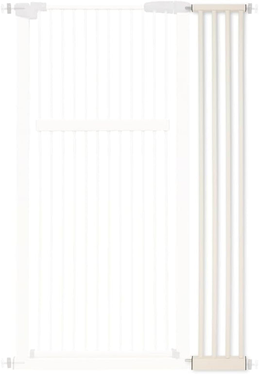 Lumizone Extra Tall Pet Gate 55.12" High Pressure Mounted 8.27" Wide Extension kit 1.37" Gap (Cream White, 55.12" H x 8.27" W, Extension)