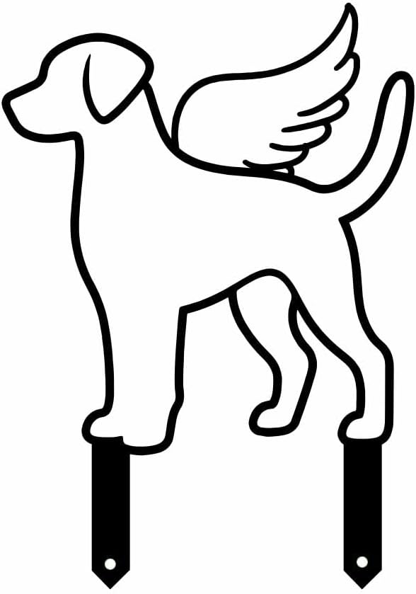 Custom Metal Pet Grave Markers Dog Memorial Plaque, Waterproof Dog Grave Markers Outdoor, Memorial Garden Decor for Loss of Beloved Pet, Personalized Sympathy Gift for Dogs