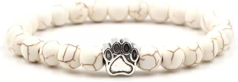 LINGYUAN Pet Memorial Gifts for Dogs Cats, Pet Memorial Bracelet, Remembrance Pet Loss Sympathy Gift for Cat Dog Lovers, Bereavement Gifts for Loss of Pet