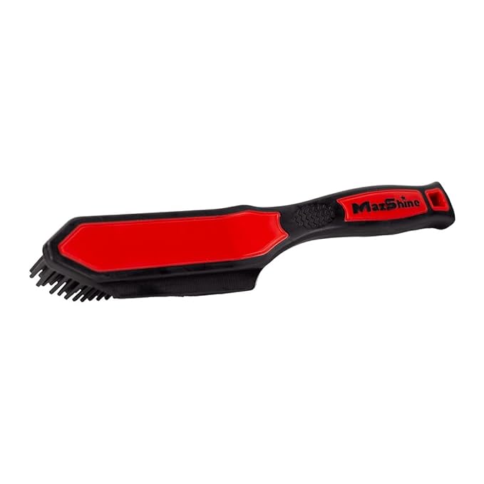 Maxshine Pet Hair & Lint Remover Silicone Brush – Flexible Rubber Bristles for Upholstery Carpets & Auto Interior – Easy-Clean Grip Tool