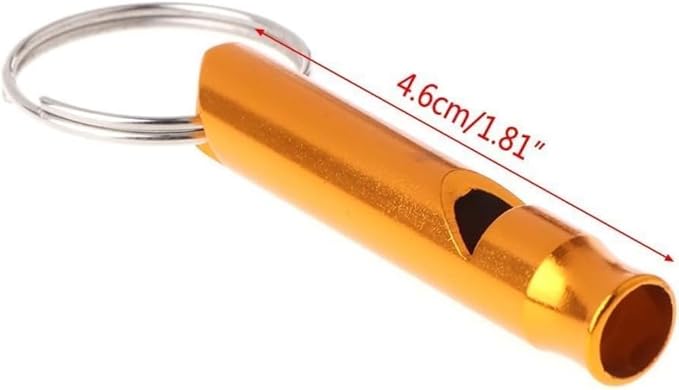5Pcs Professional Dog Training Whistle Set, Metal Whistles for Small and Large Dogs, Stop Barking and Recall Training