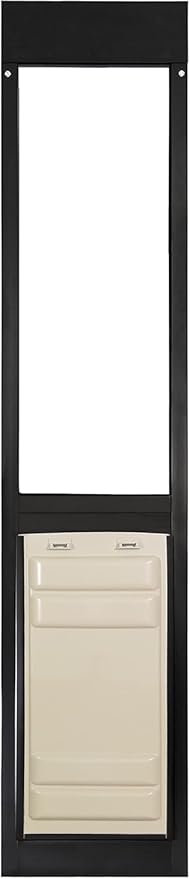 Endura Flap Thermo Panel Dual-Pane Pet Door for Extreme Weather | Premium Insulated Pet Door Solution | Heavy-Duty, Secure, Weather-Resistant | Black, XXL Flap, 77.25"-80.25" Slider Height