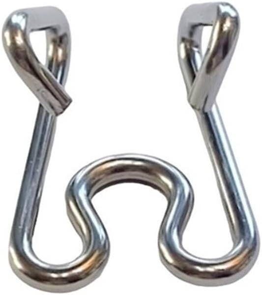 4-Pack of Medium to Large (3.0mm) Collar Links Stainless Steel