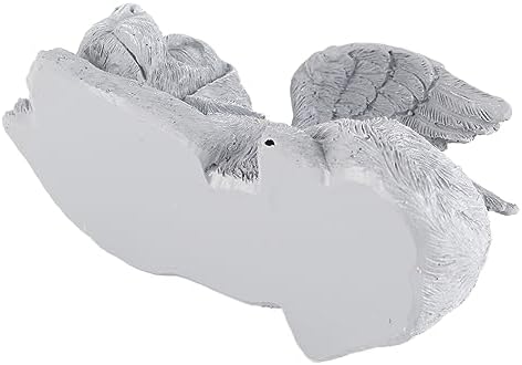 Yosoo Health Gear Pet Memorial Statue, Vivid Sleeping Pet Angel Sculpture with Wear Material, Sunproof for Pet Tombstone Decoration, 220g/7.8oz (Angel Dog)