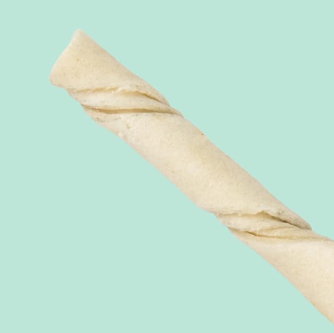 Better Belly Fresh Breath Dental Twist Sticks,Highly Digestible Rawhide for Dogs, 25 Count