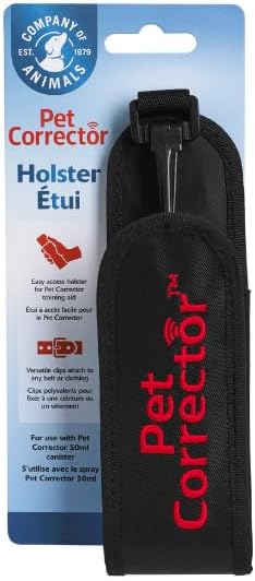 Pet Corrector Holster, Fits 50ml Cannister, To Aid & Optimize Dog Training with the Pet Corrector, Attachable to Belt Loop or Backpack, Lightweight, Durable & Easy to Use Accessory