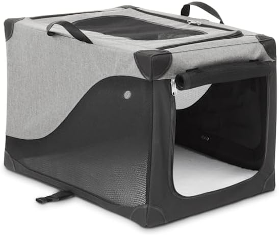 EveryYay by Petco Going Places Stow & Go Portable Canvas Dog Crate 36" L X 24" W X 23" H