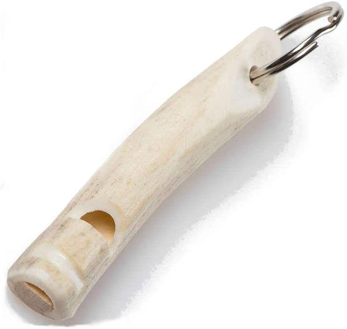 Mendota Pet Rocky Mountain Buckhorn Whistle - Handmade in The USA