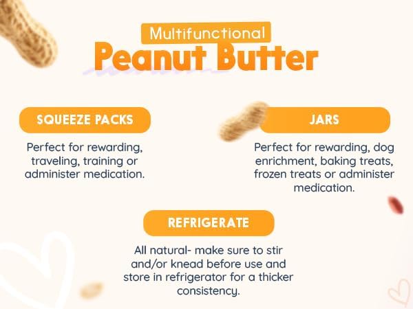 BUDDY BUDDER Bark Bistro Company, Superberry Snoot + Pumpkin Pup, Natural Dog Peanut Butter, Dog Treat, Made in USA (Set of 2, 17oz Jars)