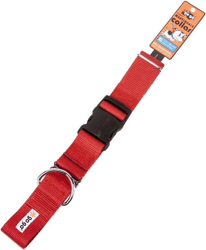 GOGO Pet Products Martingale Gentle Training Collar, X-Large, Red