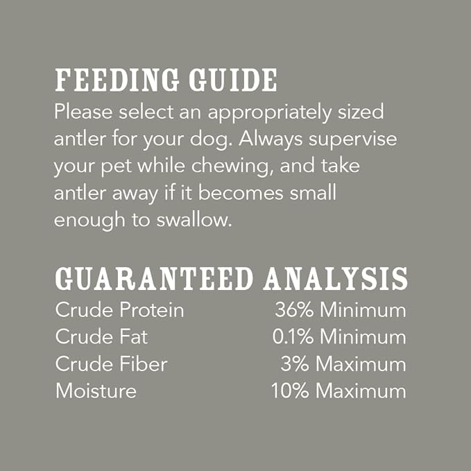 Amazon Brand - Wag Split Elk Antler, Naturally Shed, Long Lasting for Aggressive Chewers, X-Large (Best for Dogs over 45 lbs)