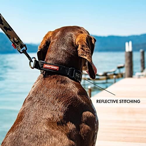 EzyDog Checkmate Martingale Collar for Dogs – Premium Nylon Training Dog Collar for Easy Control with no Choking (X-Large, Green Camo)