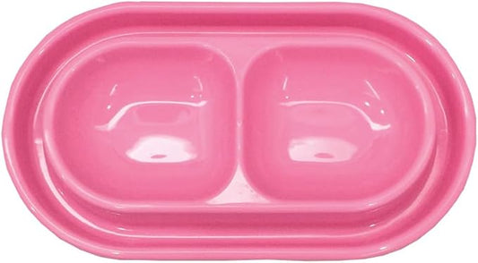 Cat Kitten Dish Dog Puppy Feeder Pet Bowl 3 Colors New Pink