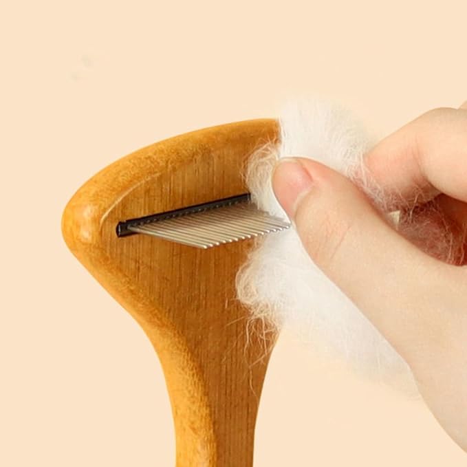 4pcs Pet Grooming Combs Dogs Cats Dog Hair Comb Puppy Grooming Shedding Removal Ergonomic Handle Design