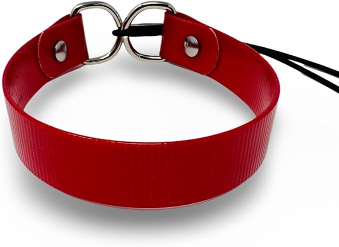 SparkDog Collars 1” Quick Adjust E-Collar Replacement Strap – Quick-Adjust, Waterproof & Durable – Fits Dogtra & Most Brands – Made in USA for Working Dogs, Hunters & Pet Owners (Red, High Flex)