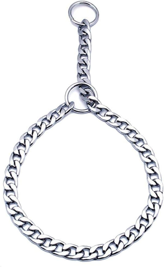 SGODA Chain Dog Training Choke Collar, 16 in, 2.0 mm