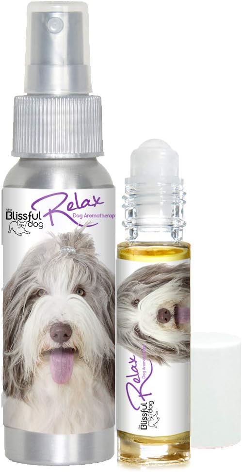 The Blissful Dog Bearded Collie Relax Dog Aromatherapy, 0.45-Ounce Roll-On