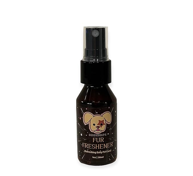 Doggiedale's Fur Freshener for Dogs Eliminates Pet Odor Vegan Formula 1oz