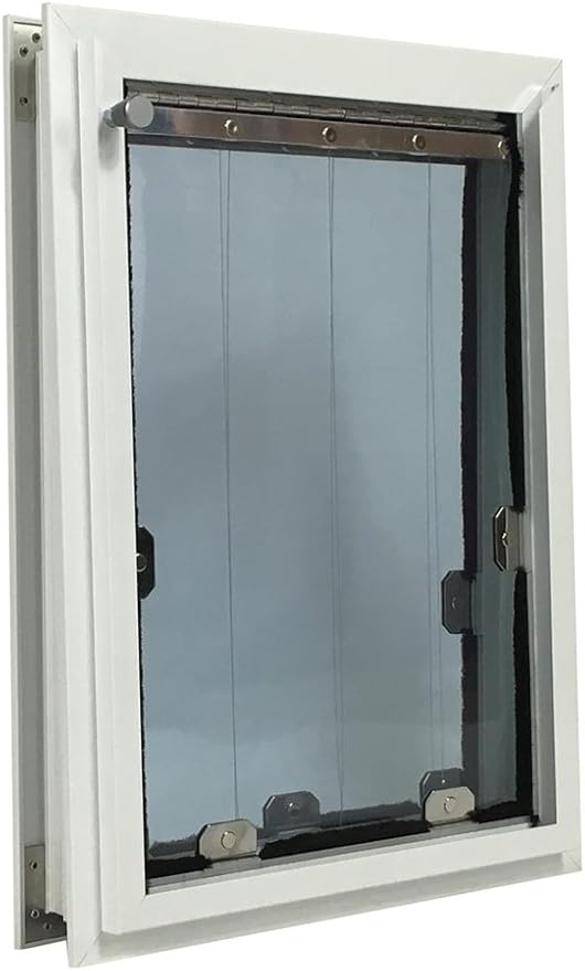Security Boss MaxSeal PRO Pet Door for Doors - Large 11" x 16" - Dual Flap