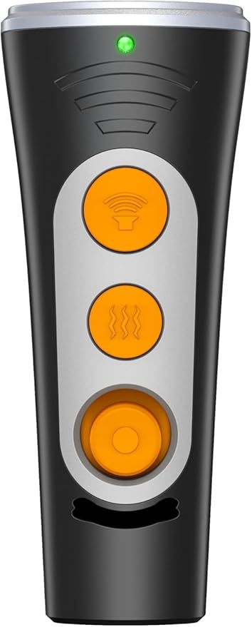 BONSO 2025 New Dog Bark Deterrent Device, 50ft Long-Range Ultrasonic Barking Control Device - Effective Anti-Barking Device to End Bad Behavior, Alternative to Shock Collars (Black)