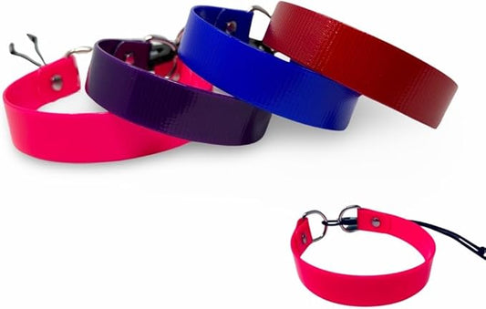 SparkDog Collars 1” Quick Adjust E-Collar Replacement Strap – Quick-Adjust, Waterproof & Durable – Fits Dogtra & Most Brands – Made in USA for Working Dogs, Hunters & Pet Owners (Pink, High Flex)