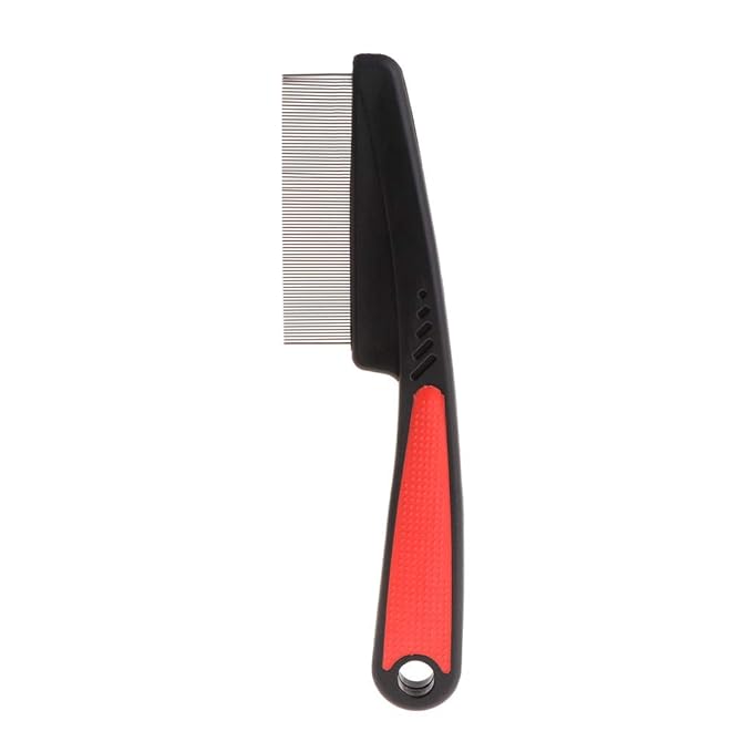 Comb Lice Removal Brush Comb With Metal Teeth For Pet Dogs & Cats Removing Fleas Lice