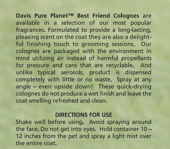 Davis BFC.LM14 Best Friend Lavender Magic Pet Cologne, 14.1 oz