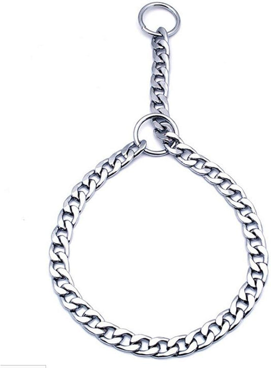 SGODA Chain Dog Training Choke Collar, 22 in, 3.0 mm