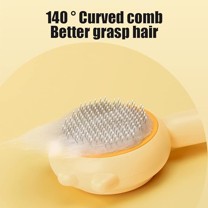 3 PCS Magic Pet Comb, Pet Grooming Brush, Cat and Dog Brush for Shedding, Pet Massage Cleaning Slicker Brushes for Dogs Cats, Shedding Brush for Short or Long Haired Cat Dogs Tangled Hair (White)