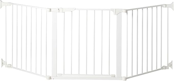 KidCo - Custom Fit Auto Closing ConfigureGate Baby Gate with 30 Inch Door Section, Baby Fence, Safety Gate (White)