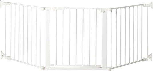 KidCo - Custom Fit Auto Closing ConfigureGate Baby Gate with 30 Inch Door Section, Baby Fence, Safety Gate (White)