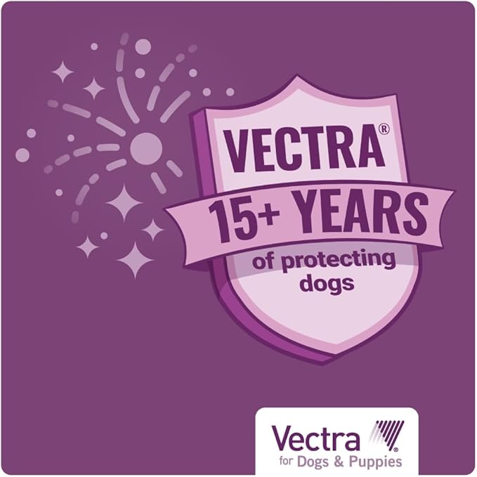 Vectra® for Dogs & Puppies Flea Treatment & Prevention for Large Dogs (56-100 lbs.) 3-Month Supply